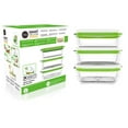 thumbnail image 1 of FOSA Système de Stockage Alimentaire sous Vi, Petits Contenants Réutilisables, Lot de 3, Taille de 34 oz (Pompe à Vide Non Incluse), 1 of 10
