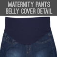 thumbnail image 2 of Super Comfy Stretch Women's Skinny Maternity Bermuda, 2 of 3