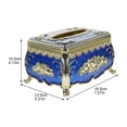 thumbnail image 3 of Cubierta de caja de pañuelos, soporte para pañuelos faciales, soporte para caja de pañuelos vintage para cocina, dormitorio, oficina, 3 of 3