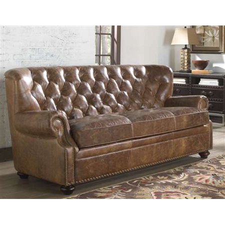 Lazzaro Louis Leather Sofa In Coco Brompton Walmart Com