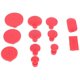 thumbnail image 1 of 12pcs Car Dent Remover Tabs Car Repair Dent Puller Tabs Car Body Dent Removal Pulling Tabs, 1 of 4