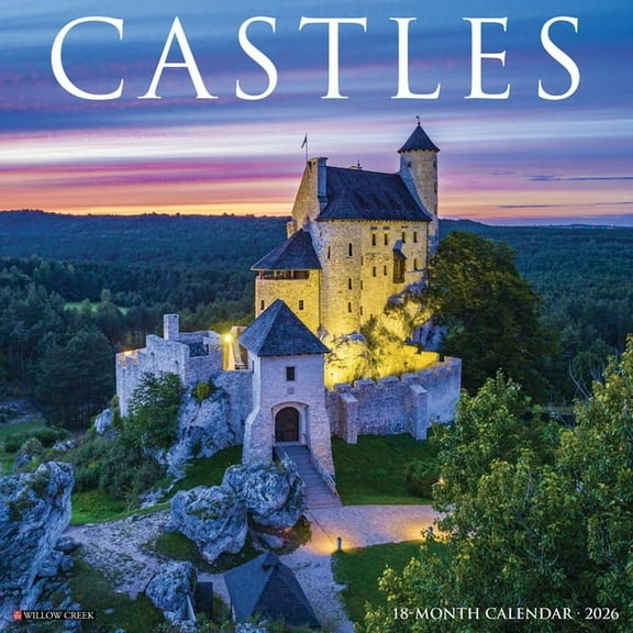 Castles 2026 Wall Calendar, (Paperback)