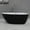 Black, variant on ALFI brand AB8862 59 inch Black & White Oval Acrylic Free Standing Soaking Bathtub