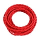 thumbnail image 4 of Cable de luz colgante, cable de lámpara, retro, con cuerda de cáñamo retorcida, cable de lámpara de decoración de 5 m para cocina y dormitorio rojo, 4 of 8