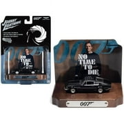 James Bond Aston Martin V8 w/Tin Backgound 1:64 Scale Diecast - No Time To Die