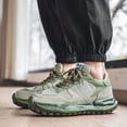 thumbnail image 2 of Men'S Low-Top Breathable Running Sneakers - Hong Kong Style Minimalist Sneakers with Cushioned EVA Insole & Arch Support, Arch Cushioning Technology, Durable Rubber Sole - Lightweight Gym, 2 of 8
