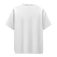 thumbnail image 3 of European Men Casual Loose Fit Comfortable Round Neck Short Sleeve T-Shirt Pure Color Business Sports Top Men's Lightweight Crewneck Tee Tops, 3 of 3