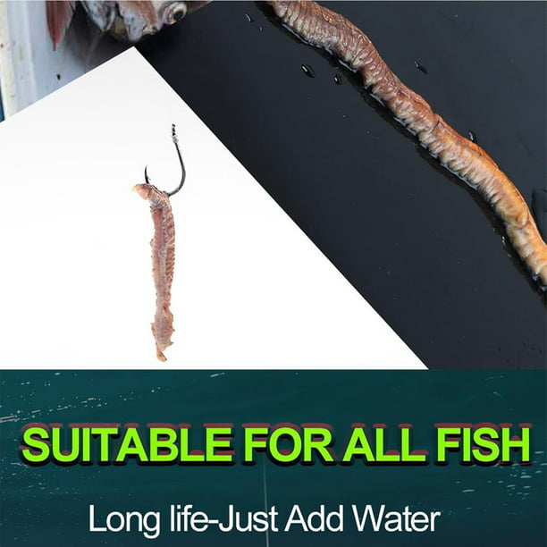 1 Bag Dry Sandworms Fishing Lure Dried Worms Eco-friendly Easy-to
