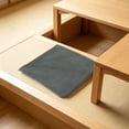 thumbnail image 6 of Yaayu Thickened Corduroy Chair Cushion, 17.7x17.7in Non-Slip, High Resilience Cotton Fill, All-Season Seat Pad for Dining Kitchen, Dark Gray, 6 of 6