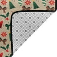 thumbnail image 6 of XMXT Indoor Area Rug Mat, Christmas Lights Bow Non-Slip Polyester Bedroom Rugs for Living Room Home Decor, 36 x 24 inches, 6 of 9