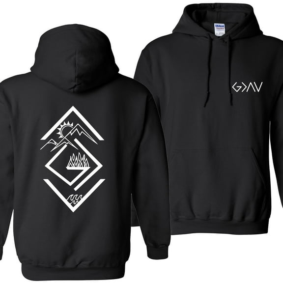 God Is Greater Than The Highs And Lows Hoodie – Christian Faith Bible Verse Sweatshirt, Religious Unisex Pullover, Spiritual Gift for Men & Women