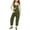 Army Green#9527, variant on BOOMNY Girls Romper Graphic Sleeveless Spaghetti Strap Romper for Kids Soft Baggy Fall Jumpsuit With Pocket