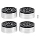 thumbnail image 4 of 4 Uds 1,9 pulgadas cubo de rueda sobre orugas RC llantas de coche sobre orugas de aleación de aluminio para Axial SCX10 90046 1/10 negro plateado, 4 of 10