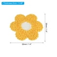 thumbnail image 2 of Uxcell Sew on Patches for Clothes, 64 Pack Flower Patch Embroidered Appliques for Clothing Decoration, Yellow, 2 of 6