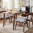 thumbnail image 3 of Seat Covers for Dining Room Chairs Stretch Printed Chair Seat Covers Set of 4, Removable Washable Upholstered Chair Seat Protector Cushion Slipcovers for Kitchen, Office, 3 of 6