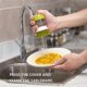 thumbnail image 4 of Set of 2 Kitchen Brushes with Integrated Dishwashing Liquid Dispenser - with Holder for Pot, Pan, Sink, 4 of 4