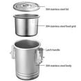 thumbnail image 3 of Stainless Steel Steaming Pots Camping Rice Cooker Rice Soup Cooking Cookware, 3 of 9