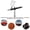 Black, variant on Yajisi 0.3mm Dual Action Painting Airbrush Gun Mini Set, 20CC 40CC Paint Cup Capacity, Tail External Adjustment DIY Spray Tool for Crafts, Gold