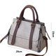 thumbnail image 2 of Nuevo bolso de moda, bolso de hombro tipo bandolera retro de gran capacidad de piel sintética, 2 of 5