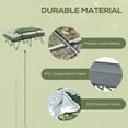 thumbnail image 6 of Outsunny 2-Person Folding Camping Cot Portable Outdoor Bed Set with Sleeping Bag, Inflatable Air Mattress, Comfort Pillows and Carry Bag, Soft and Comfortable for Outdoor Travel Camp Beach Vacation, 6 of 9