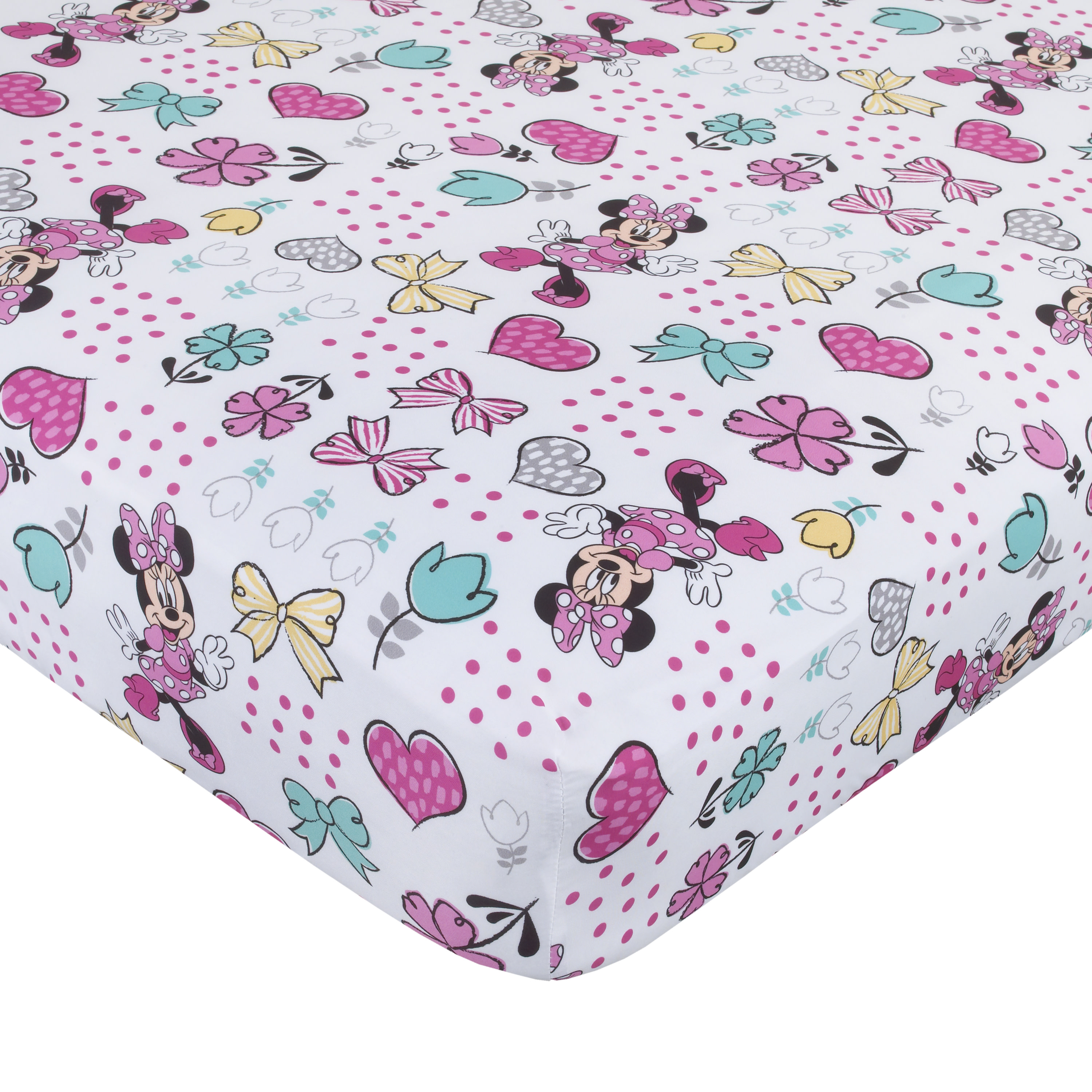 Disney Minnie Mouse Happy Hearts 2pc Toddler Sheet Set - image 2 of 5