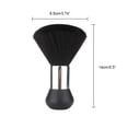 thumbnail image 2 of Large Black Barber Neck Duster Brush - Soft Hairbrush for Hair Cutting, Neck, and Face Cleaning - Hair Sweep Salon Tool, 2 of 7