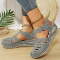 thumbnail image 3 of Dakaela Wedge Sandals Women Arch Support Orthopedic Walking Shoes Platform Summer Slip on Slides, 3 of 6