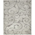 thumbnail image 2 of Rugs.com Botanical Shag Collection Rug – 8' x 10' Gray Shag Rug Perfect For Living Rooms, Large Dining Rooms, Open Floorplans, 2 of 9