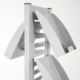 thumbnail image 3 of M&T Displays Heavy Duty Literature Rack with 8 pcs. Steel Shelf and Rotating Base Magazine Holder Brochure Display Stand Catalog Leaflet for Fair Conference (Gray 8.5x11 A4), 3 of 6