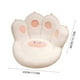 thumbnail image 3 of Cojín de peluche en forma de pata de gato, almohada suave y cómoda con diseño adorable, asiento versátil para sillas de oficina, sillas gaming y decoración del hogar, gris/morado/blanco, 45x40x13 cm, 3 of 6