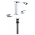 thumbnail image 1 of American Imaginations AI-33704 3H8-in. CUPC Approved Lead Free Brass Faucet Set In Chrome Color - Overflow Drain Incl., 1 of 9