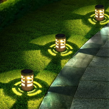 

1pc Solar Outdoor Lights Garden Rock Solar Pathway Lights Solar Deck Lights