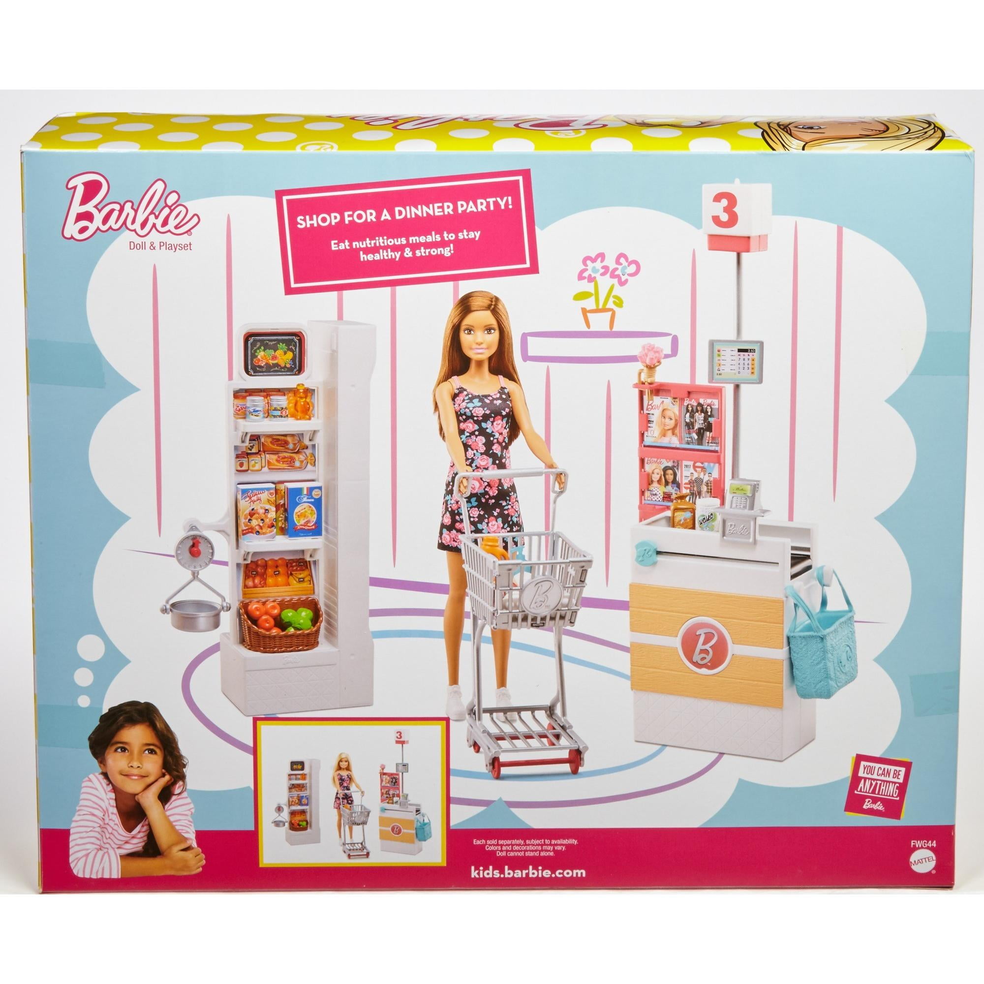 barbie shopping cart walmart