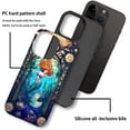 thumbnail image 3 of Case for iPhone 15 Case, Hybrid 2-Layer Silicone Protective Matte Case for Girl Women Case for iPhone 15 Underwater Palace Beauty Pattern, 3 of 7