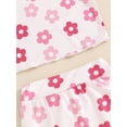 thumbnail image 6 of Bagilaanoe 3pcs Newborn Baby Girl Shorts Set Floral Sleeveless Camisole Tops + Ruffle Shorts + Headband 3M 6M 12M 18M 24M Infant Casual Summer Clothes, 6 of 7