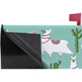 thumbnail image 3 of Coolnut Mailbox Covers Magnetic Oversize Funny Llama Cactuses Seasonal Mail Wraps for Home Outdoor Decor, 25.4"x20.78", 3 of 5