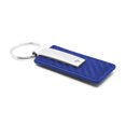 thumbnail image 3 of Jeep Gladiator Keychain & Keyring - Blue Carbon Fiber Texture Leather, 3 of 3