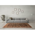 thumbnail image 3 of Ahgly Company Indoor Rectangle Oriental Brown Industrial Area Rugs, 8' x 12', 3 of 4