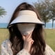thumbnail image 4 of Sombreros con visera solar, gorra de golf plegable de ala ancha para mujer, sombrero de playa para mujer, sombrero de viaje con protección UV, sombrero de sol plegable para mujer, ala ancha, 4 of 6