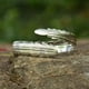 thumbnail image 5 of 6 de Brazo Esposas Superior del Brazo con Pulseras Señoras Plata Oro Ajustable Brazalete Set, 5 of 8