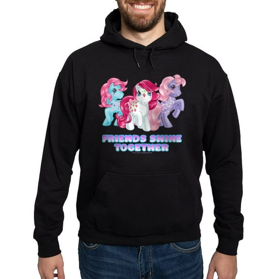 CafePress - My Little Pony Retro Friends Shine T Hoodie (Dark) - Pullover Hoodie, Classic, Comfortable Hooded Sweatshirt
