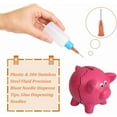 thumbnail image 4 of 80 unidades de agujas dispensadoras de líquidos con punta roma, agujas de plástico con punta de acero inoxidable para dispensadores de líquidos y pegamento., 4 of 6