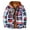Hot Pink, variant on Meichang Flannel Shirts Men Casual Plaid Hoodies Streetwear Button Down Shirt Jacket Modern Fit Long Sleeve Cardigan Jacket