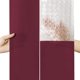 thumbnail image 5 of Spliced PEVA Waterproof Shower Curtain for Bathroom with Hooks, Light Filtering, No Grommets, 70x70 Inches, 1-Pack, 5 of 6