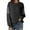 Black, variant on Womens Sweatshirts Cotton Crew Neck Casual Long Sleeve Pullover Tops Black L