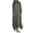 Gray, variant on Women's Plus Size Bohemian Peasant Maxi Dress with Long Sleeve Crew Neck, Loose Fit Casual Solid Color Polyester for Spring Summer Dresses