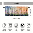 thumbnail image 3 of SPXUBZ Purple Wildflower Window Valance Floral Kitchen Curtain Valance Rod Pocket Home Decor, 3 of 5