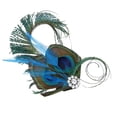 thumbnail image 2 of Fascinator 1920s Feathers Clip Headband Evening Dress Headdress, 2 of 5