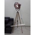 thumbnail image 2 of Designer Bedroom Tripod Lamp Copper Floor Lamp Nautical Spot Studio Lamp, 2 of 3