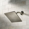 thumbnail image 3 of Better Homes & Gardens 1-Setting 8 in. Square Rain Showerhead in Brushed Nickel, 3 of 11